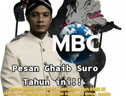 Pesan Ghaib Suro, Semar hadap ketimur, 1783 tanda kejadian barat selatan.
