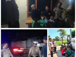 Polres Nganjuk Gelar Patroli SREG dan Program Sokoguru Jelang Pengesahan Warga Baru PSHT