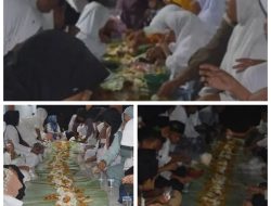 Makna Tradisi Makan bersama beralas pisang di Desa Tinumpuk.