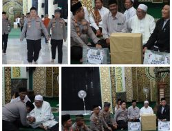 Kapolres Nganjuk Safari Jumat di Masjid Agung Baitussalam, Ajak Warga Jaga Kedamaian dan Toleransi