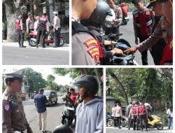 Polres Nganjuk Lakukan Penyekatan Jelang Pengesahan Warga Baru IKSPI di Madiun