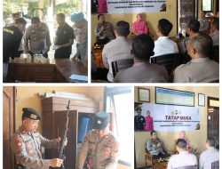 Kunjungi Polsek Gondang, Kapolres Nganjuk Ingatkan Anggota Jaga Etika dan Integritas