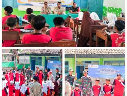TMMD 125 Bojonegoro, Satgas, PMI dan Tagana Bersinergi Sosialisasikan Sekolah Siaga Bencana