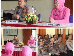 Tinjau Polsek Bagor, Kapolres Nganjuk Dorong Profesionalisme dan Lingkungan Kerja Bersih