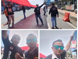 Ratusan sopir truk, aksi damai turun ke jalan di Ketapang Banyuwangi.