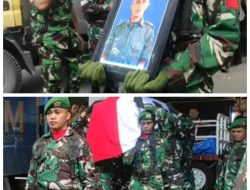 Jenazah Prada Lucky Chepril Saputra Namo dikebumikan hari ini.