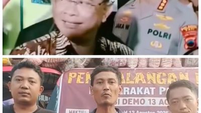 Bupati Pati Sadewo, niat baik kunjungi Posko Aliansi Masyarakat Pati Bersatu namun diteriaki.
