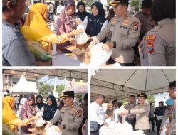 Polres Bojonegoro Sediakan 30 Ton Beras Murah Lewat Gerakan Pangan Murah