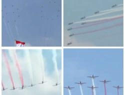 The Jupiters, tim aerobatik TNI Angkatan Udara, Hiasi Langit Monas di HUT ke-80 RI