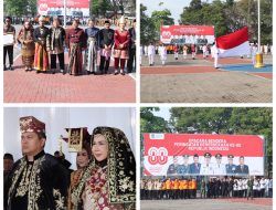 Upacara HUT ke-80 RI di Nganjuk, Forkopimda Kobarkan Semangat “Bersatu, Berdaulat, Rakyat Sejahtera, Indonesia Maju