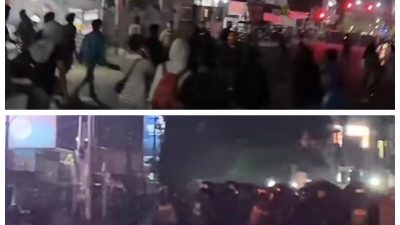 Aksi Unjuk Rasa Warga Bone atas Kenaikan PBB-P2 berlangsung hingga malam!