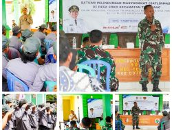 TMMD 125 Bojonegoro Gelar Pembinaan Anggota Linmas Desa Soko