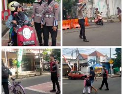 Polres Nganjuk All Out Layani Warga di Jam Sibuk Pagi dan Siang