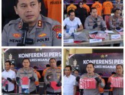 Ungkap Kasus Menonjol, Polres Nganjuk Beri Jaminan Rasa Aman Kepada Warga