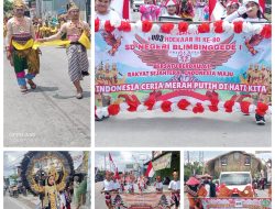 Meriah, Karnaval Tingkat SD dan SMP se-Kecamatan Ngraho.