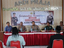 Perkuat Kolaborasi Keamanan, Kapolres Nganjuk Temui Forkopimcam dan Tokoh Masyarakat di Baron