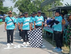 Gerak Jalan Tingkat SMK – SMA dan Umum, Peringatan HUT RI ke-80 Kec.Ngraho.