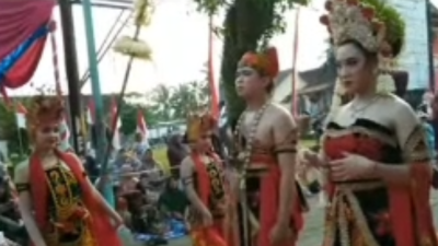 Karnaval Budaya HUT RI ke 80 Desa Songgon Banyuwangi