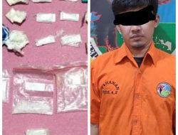 Polres Nganjuk Bekuk Pengedar Sabu di Sawahan, Amankan 3,79 Gram dalam Operasi Tumpas