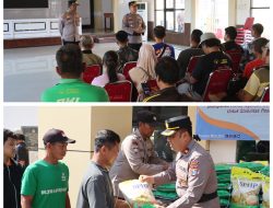 Polres Nganjuk Lanjutkan Gerakan Pangan Murah, 100 Paket Beras Terserap Masyarakat