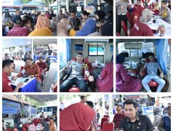 Sambut HUT ke-70 Lalu Lintas Bhayangkara, Polres Gresik Adakan Donor Darah, Cek Kesehatan Gratis, dan Pasar Murah untuk Masyarakat