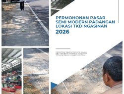 Kades Ngasinan ajukan Pasar semi modern bersama Survey MBC INDONESIA, lokasi pengukuran TKD.