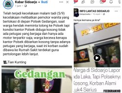 Polsek Gedangan Sidoarjo melayani laporan masyarakat 24 jam