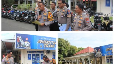 Respon Pengaduan Masyarakat Polres Tuban Amankan 65 Unit Motor Tidak Sesuai Spektek