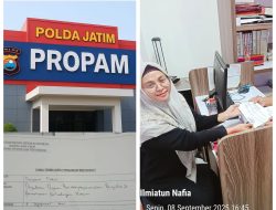 Ilmia Warga Pasuruan Laporkan Dugaan Tekanan dan Manipulasi Hukum ke Propam Polda Jatim