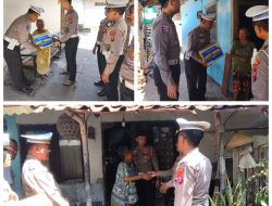 Satlantas Polres Nganjuk Gelar Bakti Sosial Peringati HUT Lalu Lintas ke-70