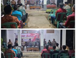 Kelola Situasi Wilayah, Kapolsek Warujayeng Gelar Curhat Kamtibmas Bersama Warga Brumbung