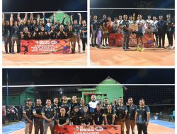 Kejurcam Bola Voli KOK, Kecamatan Temayang Sukses Digelar diTemayang