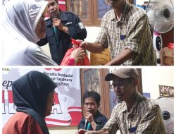 Sambut HUT ke-18, PPWI DKI Jakarta Gelar Bakti Sosial Bagikan Sembako untuk Lansia di Pisangan Baru