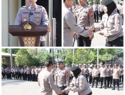 Kapolres Nganjuk Berangkatkan Anggota Umroh sebagai Bentuk Reward