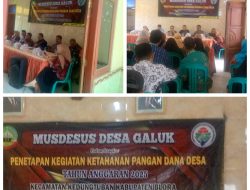 Pemdes galuk gelar Musdessus, APBDesa Perubahan tahun anggaran 2025 & Musrenbangdes.
