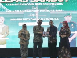 Perpisahan dan Penyambutan Komandan Distrik Militer 0813 di Pendopo Malowopati