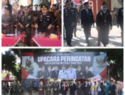 Peringati Hari Kesaktian Pancasila, Polres Nganjuk Perkuat Komitmen Tugas