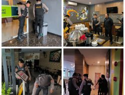 Polres Nganjuk Laksanakan Sterilisasi Hotel Jelang Kunjungan Menteri Perdagangan