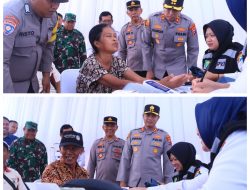 Polres Ngawi Gelar Bakti Kesehatan Gratis Warga Padas : Terima kasih Pak Polisi