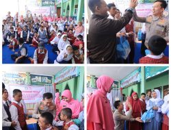 Sambut HKGB ke-73, Bhayangkari Bojonegoro Gelar Bakti Sosial di SLB Putra Harapan