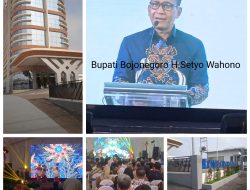 Bupati Bojonegoro resmikan gedung baru PT BPR Bank Daerah Bojonegoro (Perseroda) di Jalan Veteran.