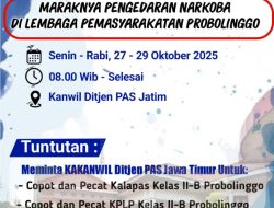 Aliansi Madura Indonesia Gelar Aksi Besar di Kanwil Ditjen PAS Jatim: Desak Copot Pejabat Lapas Probolinggo Terkait Maraknya Peredaran Narkoba