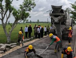 Bupati dan Wakil Bupati Bojonegoro Tinjau Langsung Proyek Pengecoran, Dorong Pemerataan Ekonomi