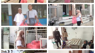 Progib Jatim dan Yayasan SPPG Kertosari Bagikan Ratusan Nasi Kotak di Hari Jumat Berkah